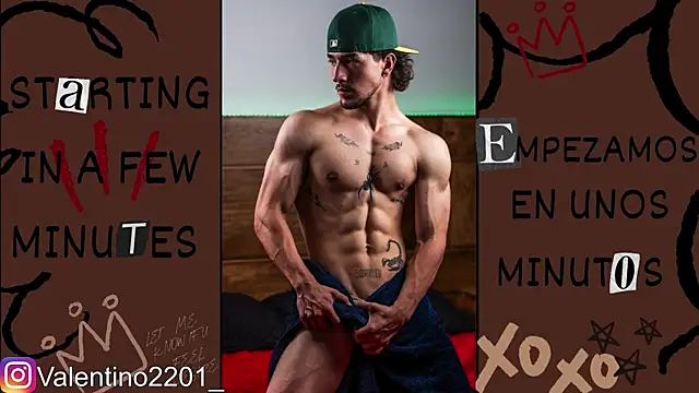 Valentino Xander online show from April 23, 2026, 1:29 am