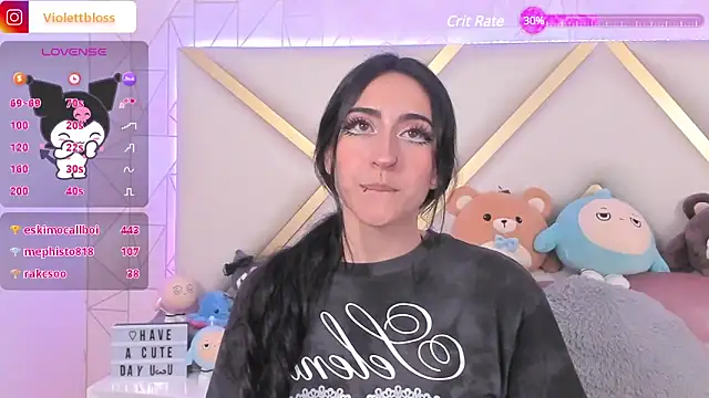 Snapshot of Violettbloss chatting on February 6, 2025, 4:10 am Violettbloss online show from February 6, 2025, 4:10 am