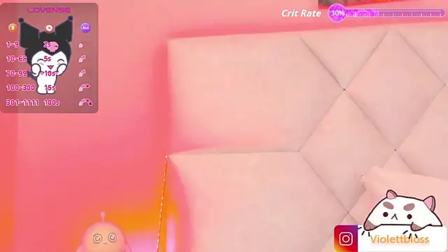 Snapshot of Violettbloss chatting on October 9, 2025, 3:26 am Violettbloss online show from October 9, 2025, 3:26 am