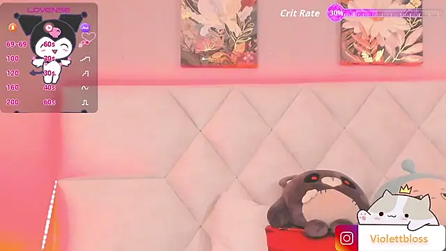Snapshot of Violettbloss chatting on October 21, 2025, 3:51 am Violettbloss online show from October 21, 2025, 3:51 am
