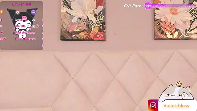 Violettbloss online show from October 24, 2025, 3:58 am