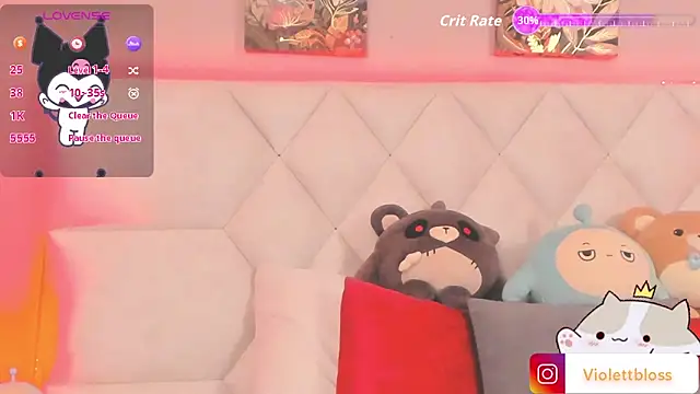 Violettbloss online show from November 7, 2025, 5:40 am