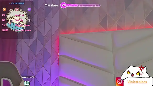 Violettbloss online show from February 4, 2026, 3:56 am