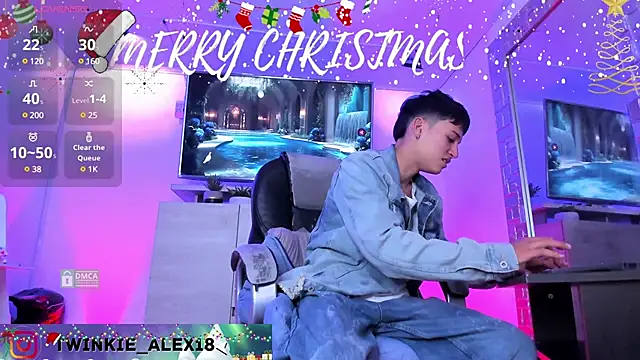 Snapshot of Twinkie-Alex18 chatting on December 27, 2024, 9:22 pm Twinkie-Alex18 online show from December 27, 2024, 9:22 pm