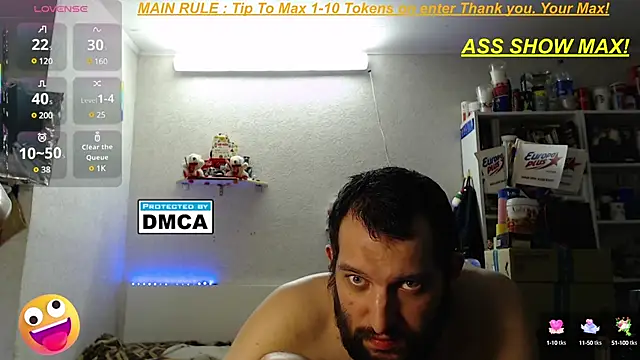 BISEXGOOD777 online show from March 18, 2025, 1:10 am