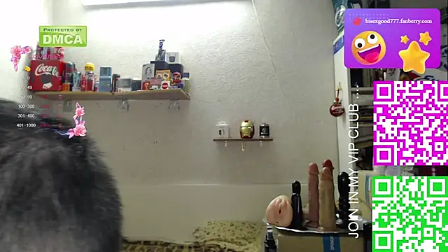 BISEXGOOD777 online show from October 1, 2025, 3:18 pm