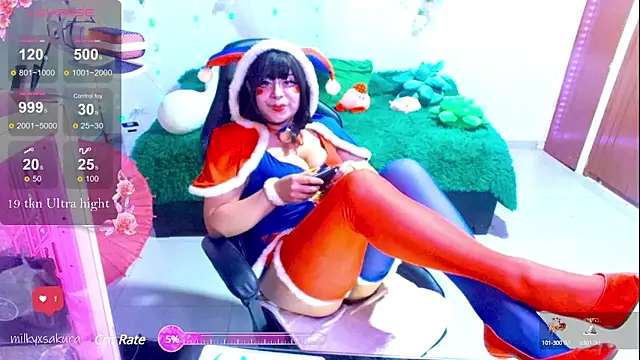 MilkyXSakura online show from December 14, 2024, 3:07 am