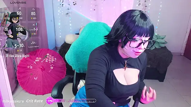 MilkyXSakura online show from October 11, 2025, 12:43 am