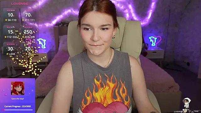 RedShinee online show from February 2, 2025, 5:15 pm