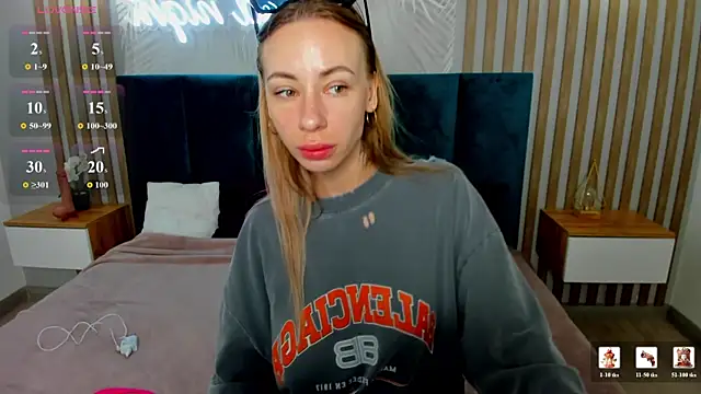 Diana Garrett online show from July 6, 2026, 1:57 am