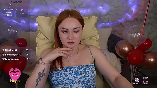 Snapshot of LovelyBell chatting on February 12, 2025, 3:18 am LovelyBell online show from February 12, 2025, 3:18 am