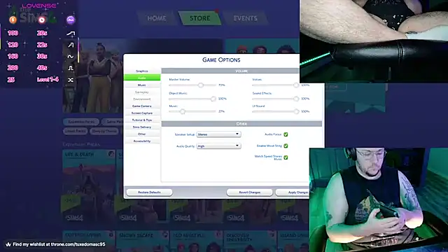 tuxedomasc 95 online show from March 14, 2025, 11:32 pm