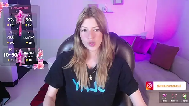 Nora Vennucci online show from February 7, 2025, 6:45 pm