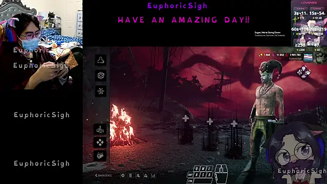 Snapshot of EuphoricSigh chatting on March 17, 2026, 5:00 am EuphoricSigh online show from March 17, 2026, 5:00 am