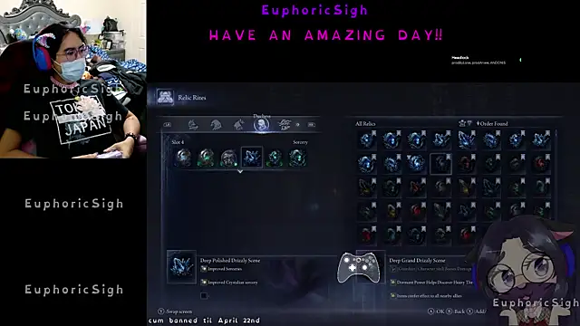 Snapshot of EuphoricSigh chatting on April 20, 2026, 5:05 pm EuphoricSigh online show from April 20, 2026, 5:05 pm