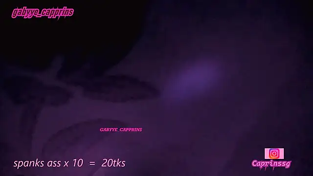 Snapshot of gabyye_capprins chatting on January 19, 2026, 12:25 am gabyye capprins online show from January 19, 2026, 12:25 am