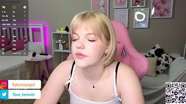 Maya Rave online show from March 13, 2025, 3:54 am