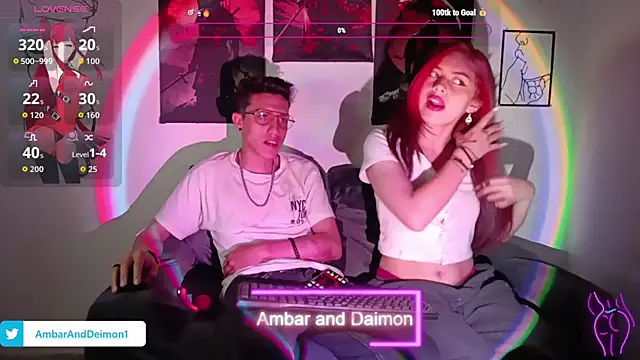 Snapshot of Ambar_and_daimon_ chatting on September 16, 2025, 10:05 am Ambar and daimon  online show from September 16, 2025, 10:05 am