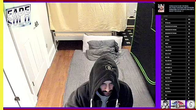 Snapshot of Faded-Solo chatting on March 8, 2025, 9:29 pm Faded-Solo online show from March 8, 2025, 9:29 pm