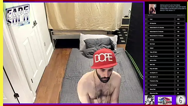 Snapshot of Faded-Solo chatting on March 9, 2025, 1:46 am Faded-Solo online show from March 9, 2025, 1:46 am
