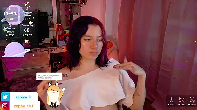  zephyr  online show from January 23, 2025, 9:50 pm