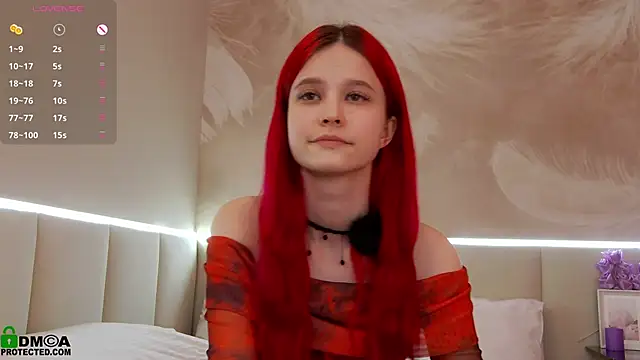 Rina Red online show from March 6, 2025, 1:37 am