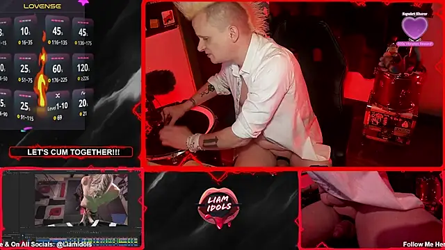 LiamIdols online show from January 16, 2025, 9:51 pm