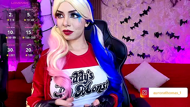 Aurora thomas  1 online show from November 2, 2025, 4:04 am