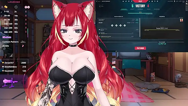 LewdKira VT online show from February 26, 2025, 9:21 am