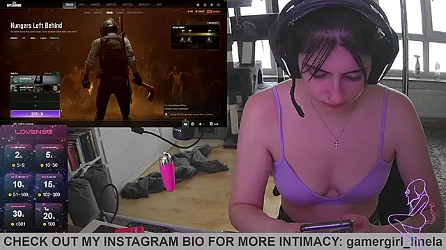 Gamergirl-Linela online show from October 4, 2025, 1:42 pm