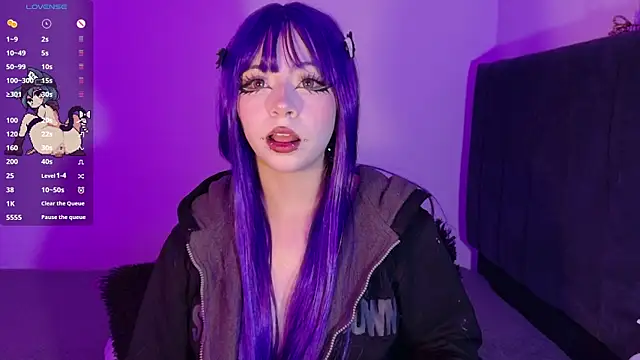 purplelilith3 online show from July 20, 2026, 5:11 am