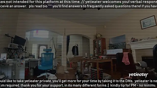 Snapshot of yetieater chatting on July 1, 2026, 5:34 pm yetieater online show from July 1, 2026, 5:34 pm