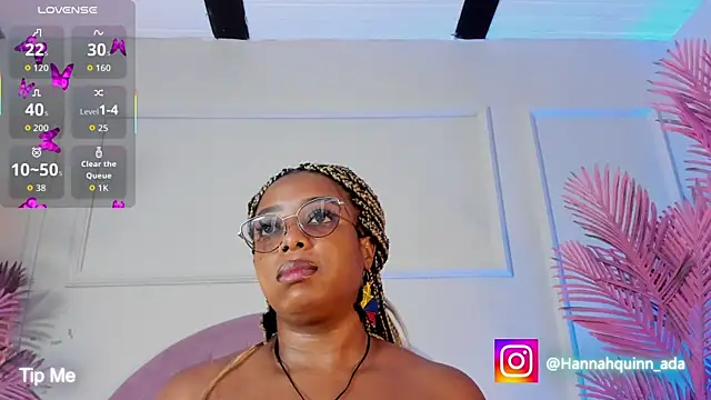 Hanaahquinn online show from July 21, 2026, 11:45 am
