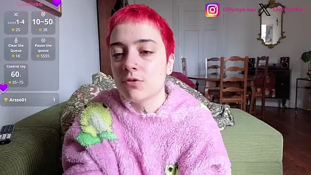 OllympeKaii online show from April 14, 2026, 6:41 am