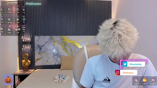 OliverTwinky online show from October 15, 2025, 9:59 pm