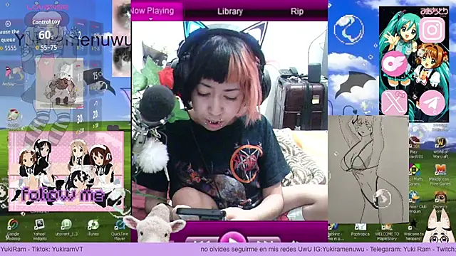 YukiRam online show from December 19, 2025, 2:40 am