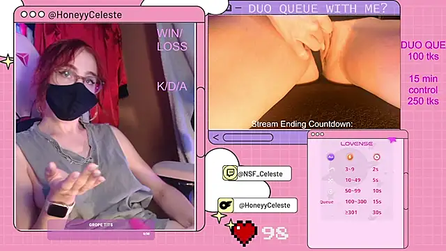 Snapshot of HoneyyCeleste chatting on September 23, 2025, 9:40 pm HoneyyCeleste online show from September 23, 2025, 9:40 pm