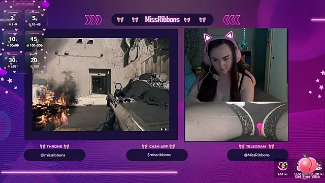 Snapshot of missribbons chatting on September 23, 2025, 8:01 pm missribbons online show from September 23, 2025, 8:01 pm