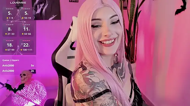 VelvetVampiree online show from April 6, 2026, 12:19 am