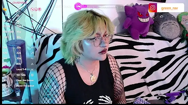 XxGreenGoodxX online show from March 1, 2026, 9:50 pm