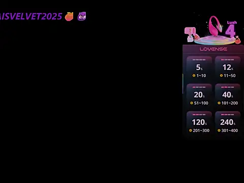 anaisvelvet2025 online show from October 4, 2025, 1:14 am