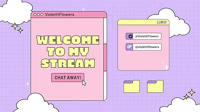 Snapshot of violetttflowers chatting on May 25, 2026, 4:46 pm violetttflowers online show from May 25, 2026, 4:46 pm