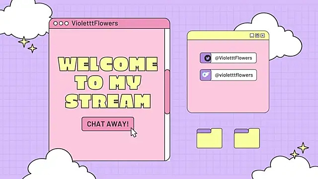 Snapshot of violetttflowers chatting on June 8, 2026, 1:39 am violetttflowers online show from June 8, 2026, 1:39 am