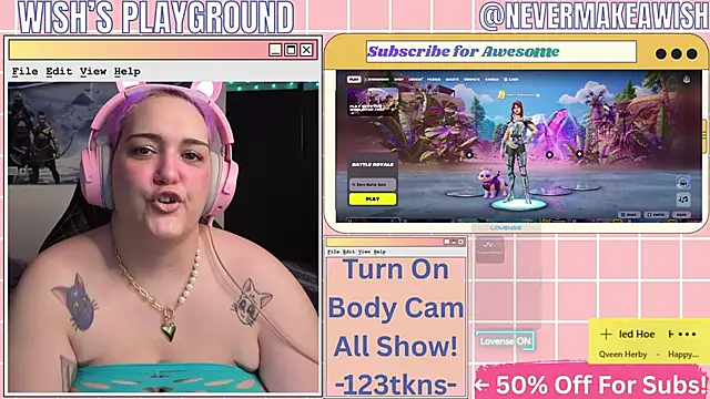 nevermakeawish online show from April 23, 2026, 12:29 pm