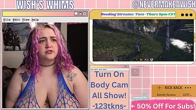 nevermakeawish online show from June 3, 2026, 9:56 am