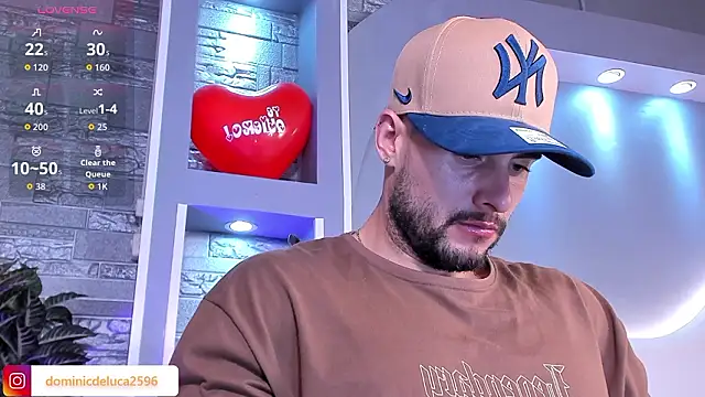 Snapshot of dominic_de_luca chatting on February 20, 2026, 4:20 am dominic de luca online show from February 20, 2026, 4:20 am