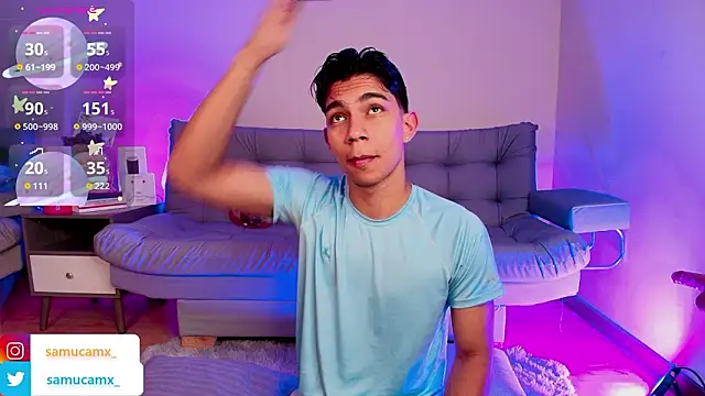 samucamx  online show from March 14, 2026, 4:07 am