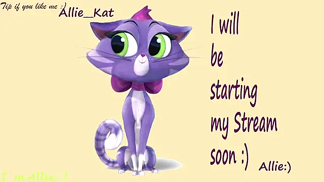 Snapshot of Allie_Kat chatting on June 27, 2026, 2:23 pm Allie Kat online show from June 27, 2026, 2:23 pm
