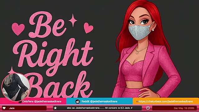 jadethemaskedtrans online show from May 15, 2026, 11:34 pm