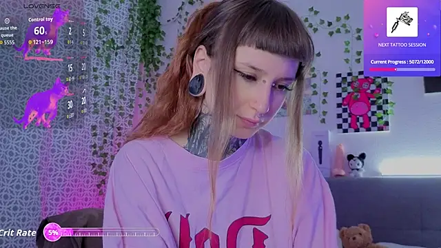 LilithPoison online show from June 27, 2026, 9:09 pm